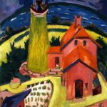 Leuchtturm Staberhuk - gemalt 1912 von Ernst-Ludwig Kirchner