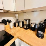 Espressomaschine und Milchaufschäumer gibt's bspw. auch